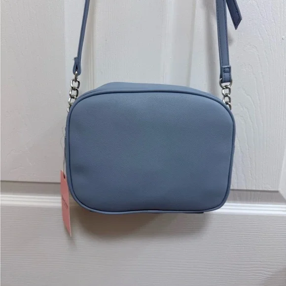 NWT Juicy Couture Crystal Crush Camera Dusty Blue Crossbody Bag - Picture 4 of 6